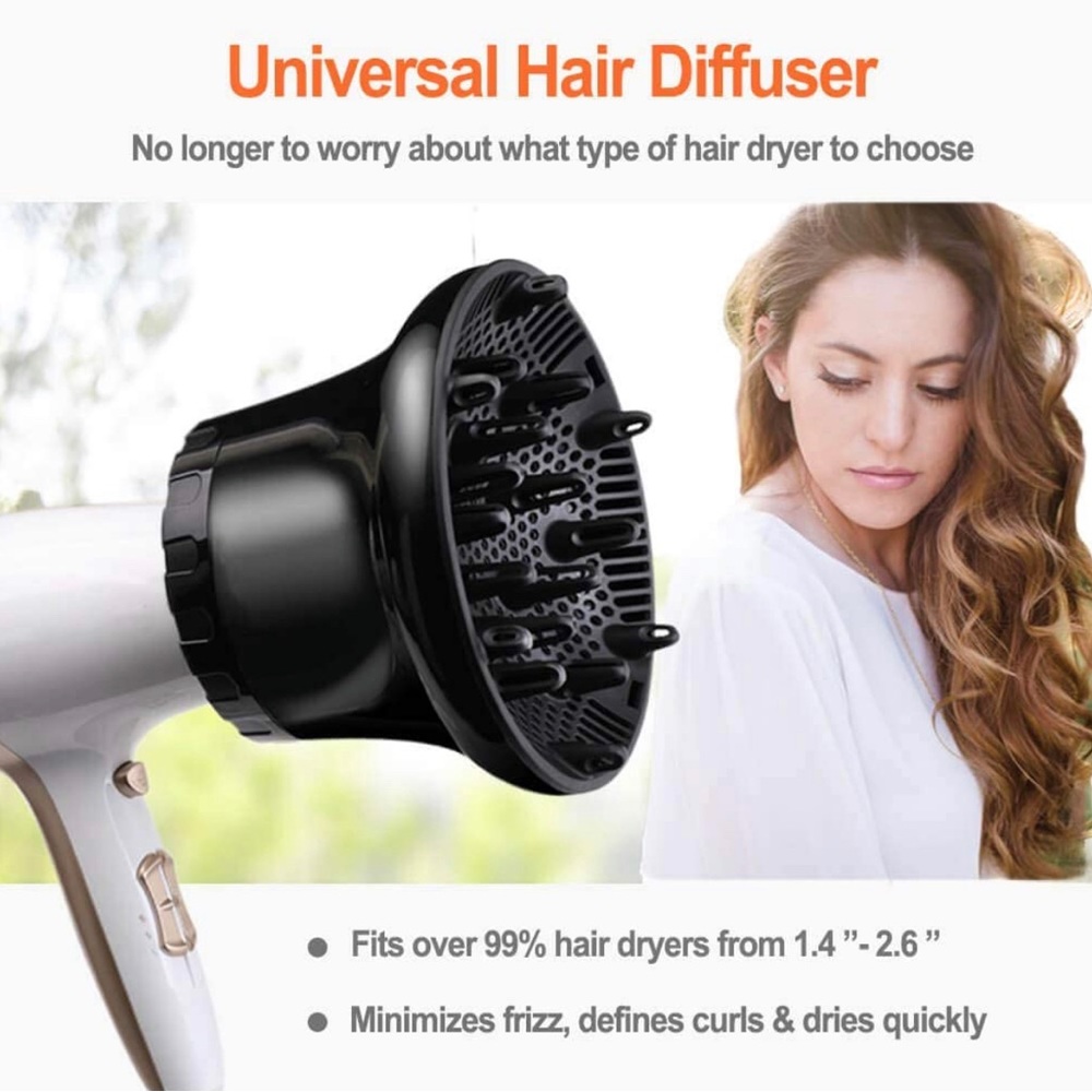 Universal Hair Diffuser Dryer Attachment for Curly & Wavy Hair